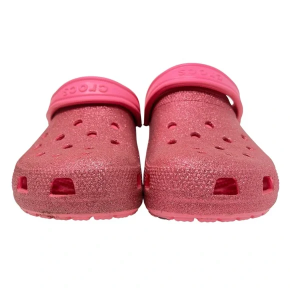 Crocs Pink Glitter Clogs - Picture 4 of 9